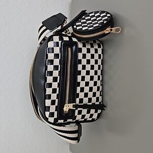 Checkered Crossbody